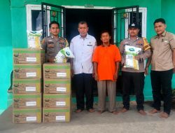Polres Mesuji Dampingi dan Kawal Pendistribusian Bibit Jagung Keseluruhan Kecamatan