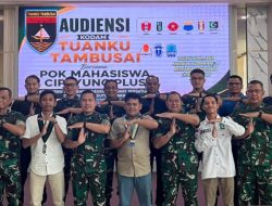 Pangdam XIX Tuanku Tambusai Perkuat Sinergi Mahasiswa Lewat Audiensi Strategis Bersama Cipayung Plus