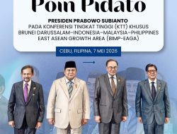 Presiden Prabowo Tekankan Ketahanan Eneri dan Pangan pada KTT Khusus BIMP-EAGA 2026