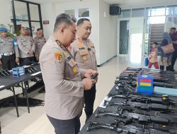 Satu Peluru Satu Tanggung Jawab: Polres Gresik Bersama Polda Jatim Tertibkan Senjata Api Anggota