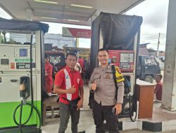 Polsek Tebelian Intensifkan Patroli SPBU, Antisipasi Kejahatan dan Penyelewengan BBM