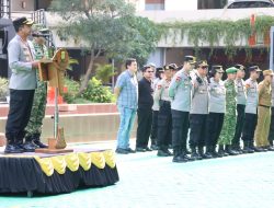 Polres Metro Jakarta Barat Gelar Apel Pelayanan Pengamanan Nobar Persija vs Persib