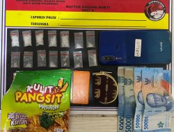Polrestabes Palembang Sita Sabu dari Dua Tersangka yang Buang Barang Bukti Saat Ditangkap