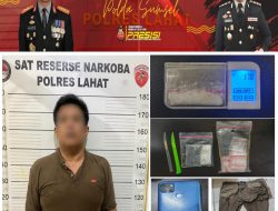 Polres Lahat Bekuk Pengedar Sabu 1,78 Gram dari Saku Celana di Lahat Tengah