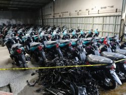 Polda Metro Jaya Bongkar Gudang Ribuan Motor Diduga untuk Ekspor Ilegal