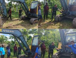 Dandim 1801/Manokwari Cek Kelayakan Alat Berat di Lokasi TMMD Ke-128