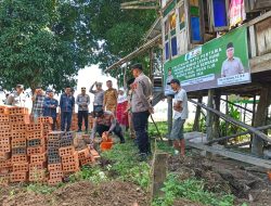 Polda Sumsel Perkuat Pengentasan Kemiskinan Ekstrem Lewat Program Bedah Rumah di Ogan Ilir