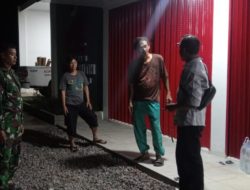 Wujudkan Lingkungan Yang Aman, Babinsa Patroli Malam Bersama