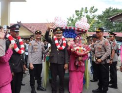 Kapolres Dompu Pimpin Sertijab Penjabat Utama dan Kapolsek