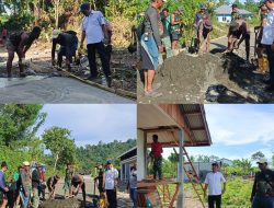 TMMD Ke-128 Kodim 1801/Manokwari Dapat Apresiasi PMK atas Semangat Gotong Royong Bersama TNI, Masyarakat dan Pemda