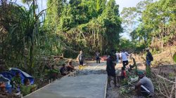 Progres Pengecoran Jalan TMMD Ke-128 Capai 85 Persen