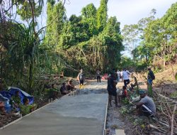 Progres Pengecoran Jalan TMMD Ke-128 Capai 85 Persen