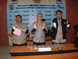 Ungkap Penjualan Obat Keras Ilegal Berkedok Toko Kosmetik, Polsek Metro Tamansari Sita Ribuan Pil