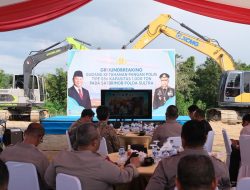 Ground Breaking Gudang Ketahanan Pangan Polri Tipe 654 Kapasitas 1.000 Ton di Satbrimob Polda Sultra, Dukung Program Nasional Ketahanan Pangan