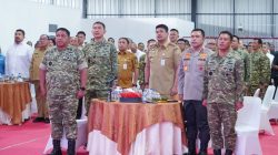 Pangdam I/BB Ikuti Vidcon Launching 1.061 KDKMP oleh Presiden RI