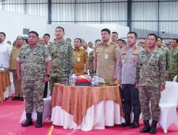 Pangdam I/BB Ikuti Vidcon Launching 1.061 KDKMP oleh Presiden RI