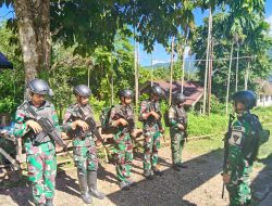 Satgas Pamtas Kewilayahan Yonif 410/ALG Pos Teluk Etna Laksanakan Yankesling dan Berikan Edukasi Kesehatan Kepada Masyarakat Kampung Ururu