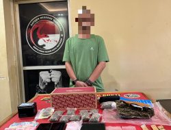 Polresta Mataram Gagalkan Peredaran Ganja, Dua Pria Diamankan