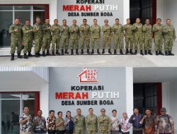 Dandim 1801/Manokwari Dorong Ekonomi Rakyat PB, Hadiri Vicon Peresmian 1.061 Koperasi Desa Se-Indonesia