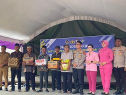 Polres OKU Timur Salurkan Ribuan Paket Bansos, Dukung Program Prioritas Presiden dan Kebijakan Kapolri