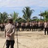 Sinergitas Polres Mesuji, TNI dan Satpol PP Kawal Aksi Damai di PT PAL