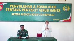 Waspada Hanta Virus, Kodim 0724/Boyolali Bekali Prajurit Pengetahuan Pencegahan Penyakit Menular