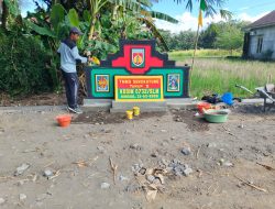 Prasasti TMMD Kodim 0732/Sleman Terlihat Gagah