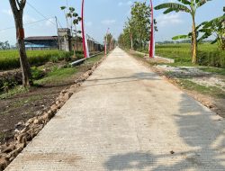 Jalan Betonisasi Anggota satgas TMMD Siap Diresmikan Pangdam IV Diponegoro