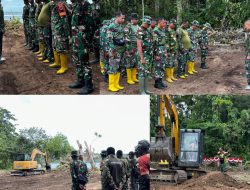Apel Pengecekan Kesiapan Lapangan Penutupan TMMD Ke-128 Kodim 1801/Manokwari