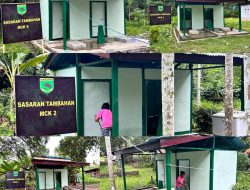 Rehab Lima Unit MCK TMMD Ke-128 Kodim 1801/Manokwari Rampung 100 Persen