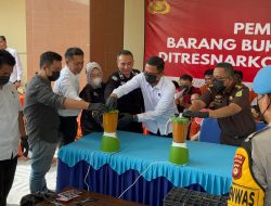 Polda Sumatera Selatan Musnahkan Barang Bukti Narkoba Senilai Rp2,8 Miliar Hasil Ungkap Mei 2026
