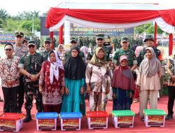 Kodam XIX/Tuanku Tambusai Tegaskan Komitmen Bangun Desa, TMMD ke-128 di Bengkalis Resmi Ditutup