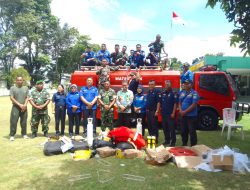 Tingkatkan Kemampuan Hadapi Situasi Darurat Bencana Kebakaran, Personel Kodim 1310/Bitung Ikuti Bimtek Pengoperasian Ransus Damkar