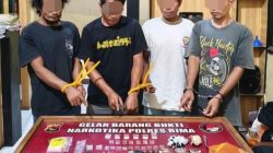 4 Pengedar Sabu di Parado Ditangkap, Polisi Sita 7,14 Gram Narkoba Siap Edar