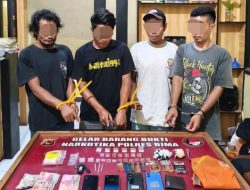 4 Pengedar Sabu di Parado Ditangkap, Polisi Sita 7,14 Gram Narkoba Siap Edar