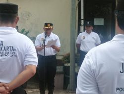 Polsek Bantar Gebang Gelar Apel Pencanangan Jaga Jakarta Bersih Dan Asri