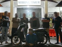 Polsek Sorong Timur Berhasil Ungkap Kasus Curanmor, Pelaku Ditangkap Berkat Koordinasi Lintas Satuan