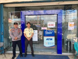 Patroli Dialogis Polsek Sungai Tebelian, Satpam Bank Dihimbau Tingkatkan Kewaspadaan