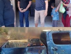 Tabrak Pengendara Motor, Mobil Hilux Milik ASN asal Kota Bima Dibakar Warga