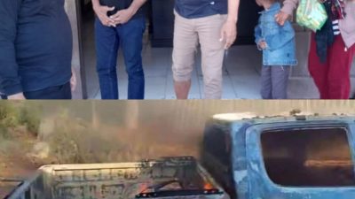 Tabrak Pengendara Motor, Mobil Hilux Milik ASN asal Kota Bima Dibakar Warga