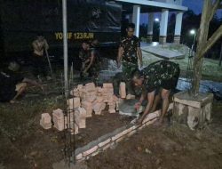 Presiden RI dan Kepala Staf Angkatan Darat Hadir untuk Rakyat,Melalui Satgas Yonif 123/Rajawali Bangun Sumur Bor di Gereja Kristus Raja Mappi