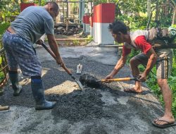Tunjukan Semangat Nasionalisme dan Kebersamaan, Sentuhan Merah Putih Warnai Jembatan Perintis Garuda di Desa Sawangan