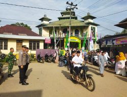 Kapolsek Menyuke Beserta Anggota Laksanakan Pengamanan Sholat Idul Adha 1447 Hijriah
