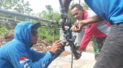 TNI dan Warga Bersatu Bangun Jembatan Perintis Garuda, Harapan Baru Penghubung Desa Nglembu