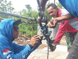 TNI dan Warga Bersatu Bangun Jembatan Perintis Garuda, Harapan Baru Penghubung Desa Nglembu
