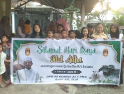 Warga Kaliboto Lor Kegiatan Idul Adha 2026 Difasilitasi Anggota Komisi XI DPR RI Amin Ak