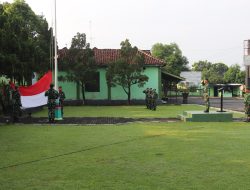 Kasdim 0732/Sleman Bertindak Sebagai Inspektur Upacara Awal Bulan