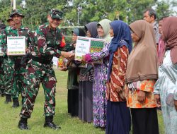 Kodim 0732/Sleman Hadirkan Kebahagiaan Dengan Berbagi Paket Sembako
