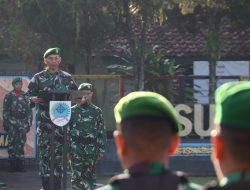 Kasdim 0732/Sleman Bertindak Sebagai Inspektur Upacara