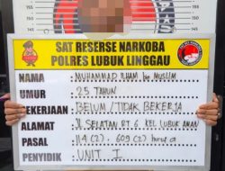 Polres Lubuk Linggau Tangkap Pengedar Sabu dan Ekstasi di Majapahit